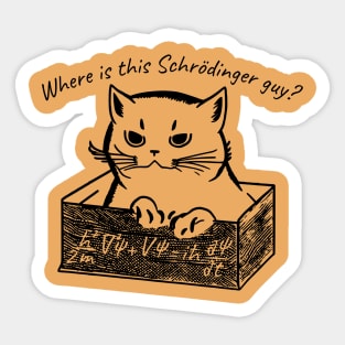 Schödinger Cat Sticker